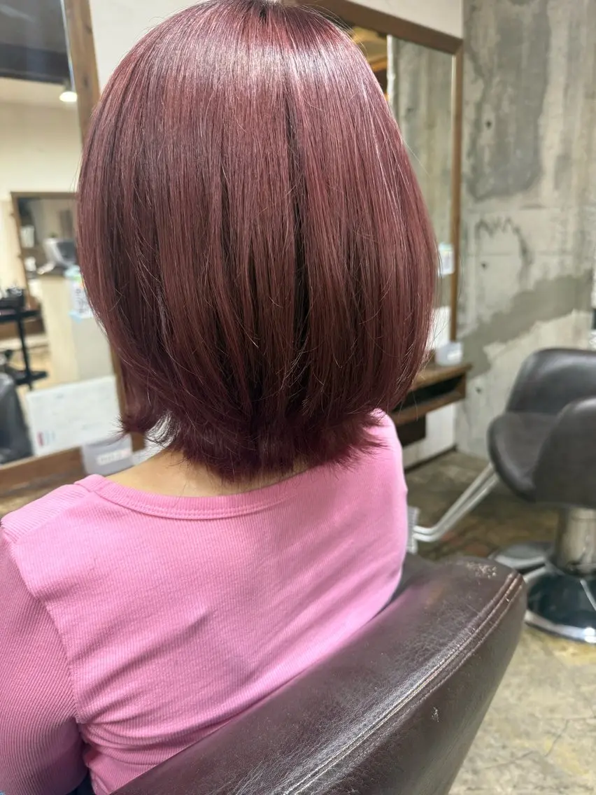 カラー カット ヘアカラー トリートメント joliefille 高石店☘️熊澤丈将のヘアスタイル