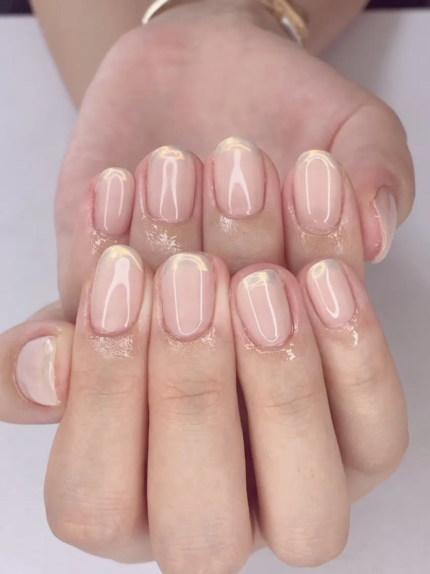 ネイル アートネイル オーロラネイル 桜ネイル クリアネイル フットネイル Nail Salon ertiのネイルデザイン