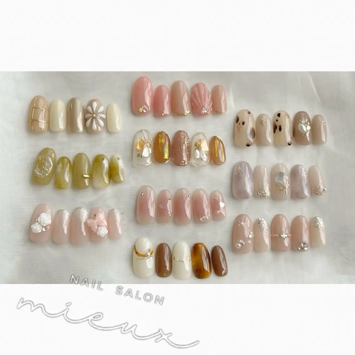 ネイル ハンドネイル nailsalon mieuxのネイルデザイン