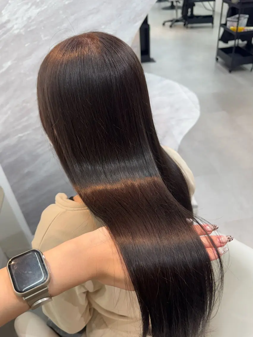 平日限定【🎀カットモデル＋ワンカラー☁＋1stepトリートメント】の写真