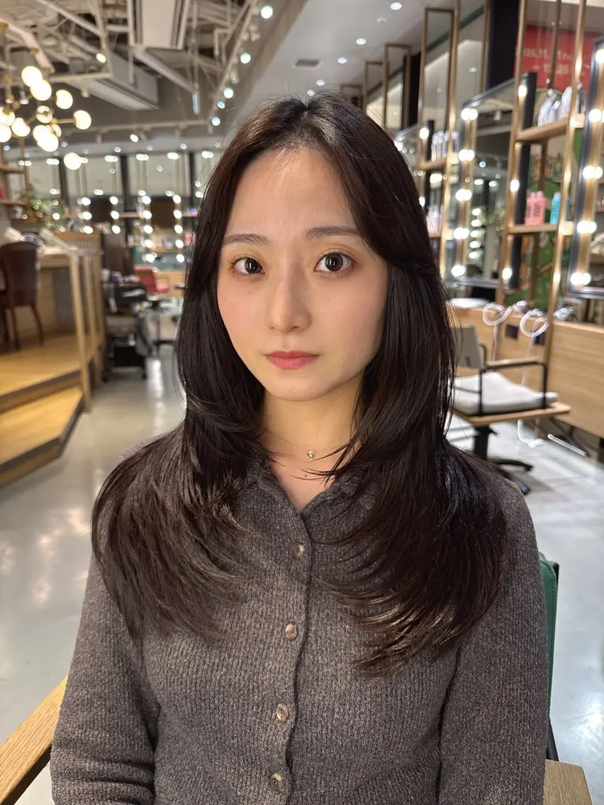 ロング unopulir 景山　凌のヘアスタイル