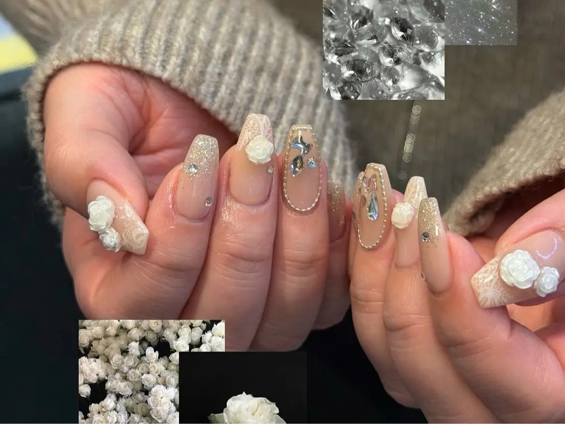 ネイル アートネイル オーロラネイル フレンチネイル ジェルネイル グラデーション ハンドネイル Sora  Nail Studioのネイルデザイン