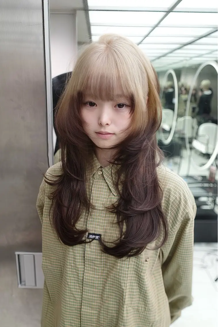 ロング ヘアカラー りょうへい /複雑履歴/レイヤーのヘアスタイル