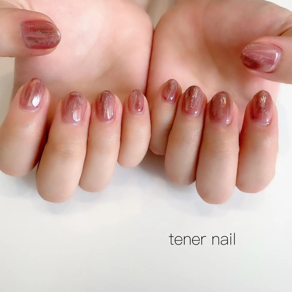 ネイル キラキラネイル ニュアンスネイル テネルネイル tener nailのネイルデザイン