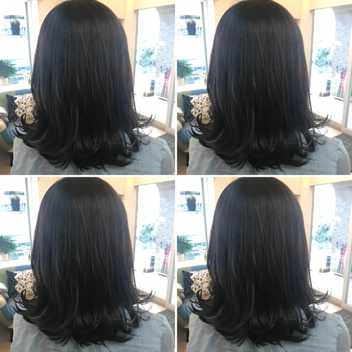 セミロング カラー 新里 つかさのヘアスタイル