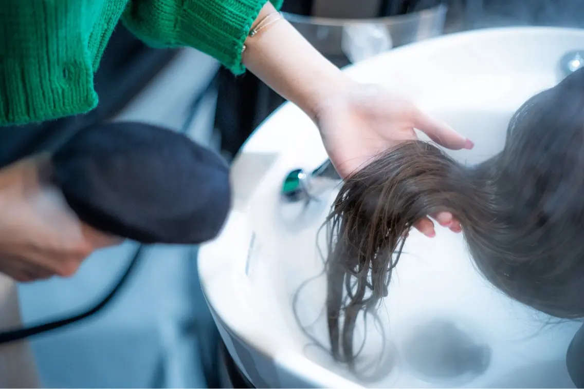 カット ヘアカラー トリートメント ヘッドスパ RIENS xrea一樹のヘアスタイル