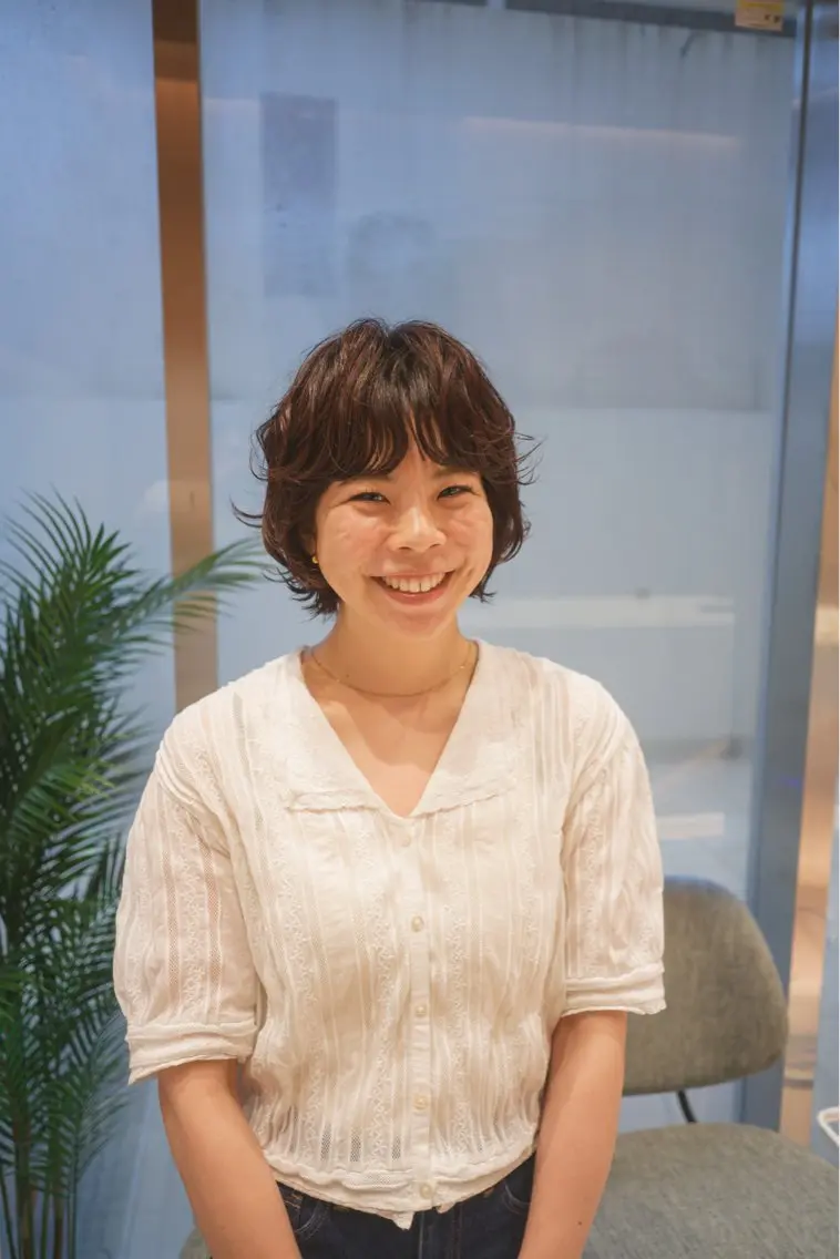 ショート パーマ ニュアンスパーマ 煙山 恭介のヘアスタイル