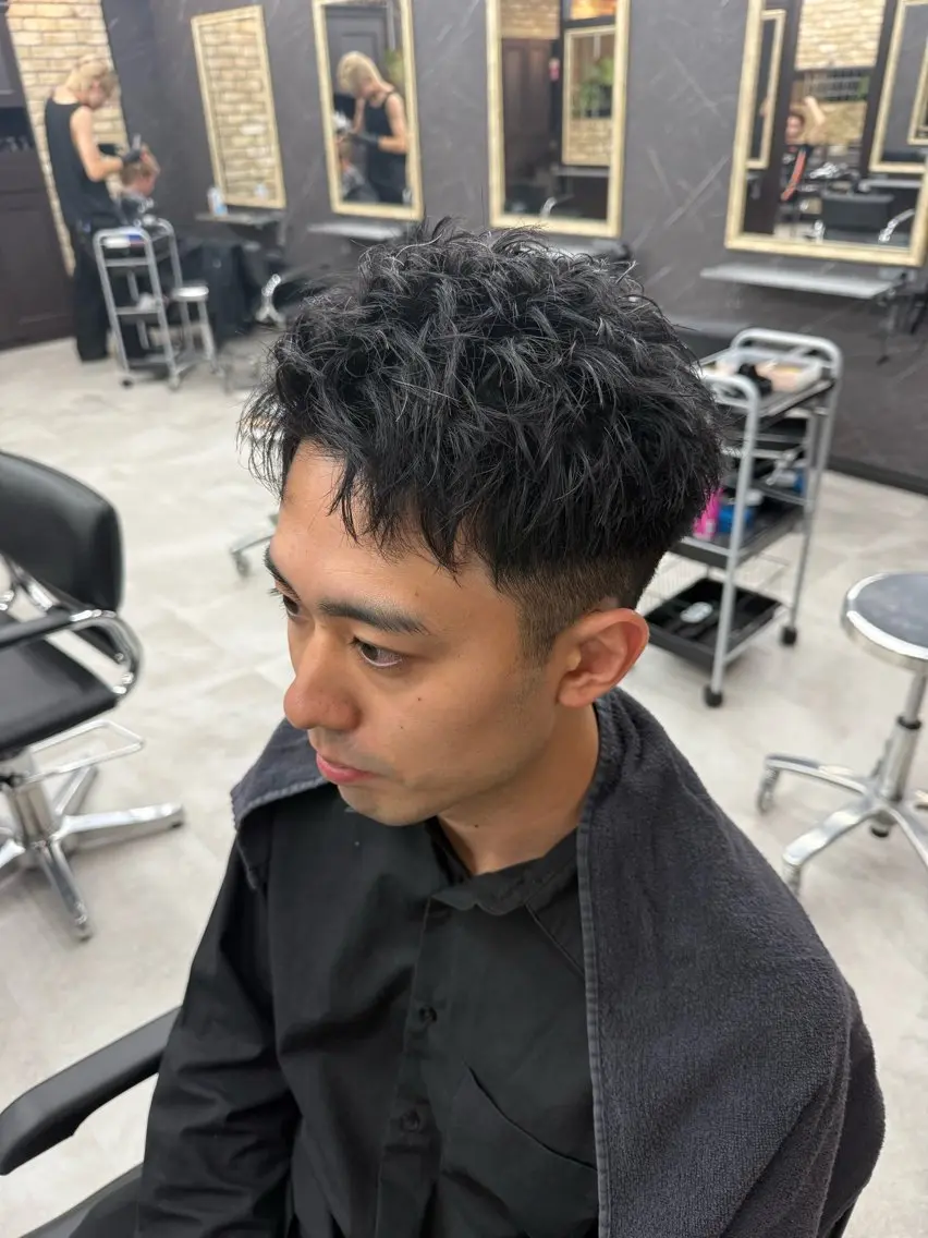 メンズ メンズパーマ 本田 有里のヘアスタイル