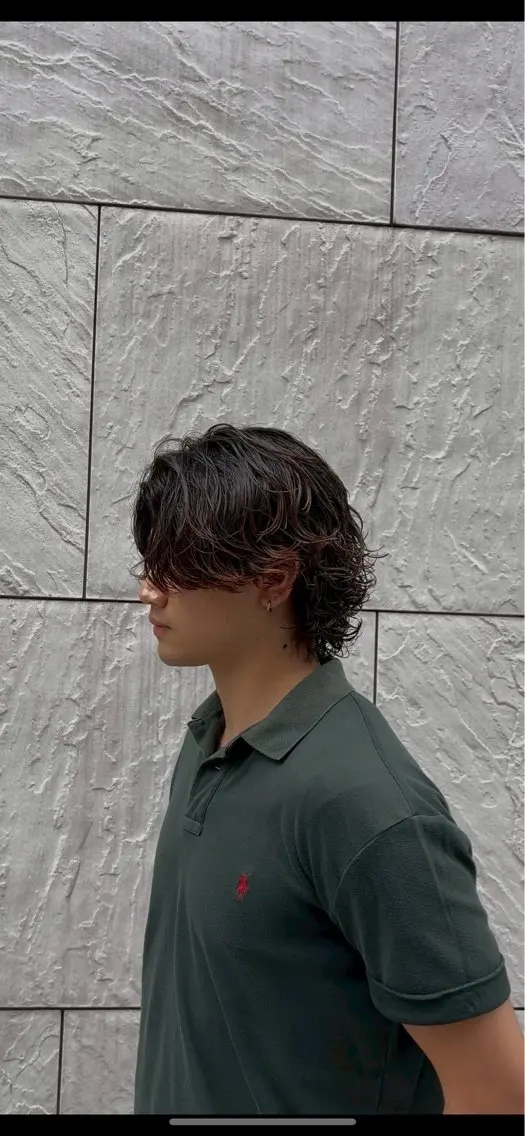 ショート パーマ 下北沢メンズパーマ 特化園田　楓莉のヘアスタイル