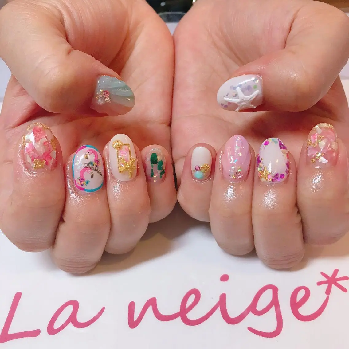 ネイル La neige* yuki 🐩🌙のネイルデザイン