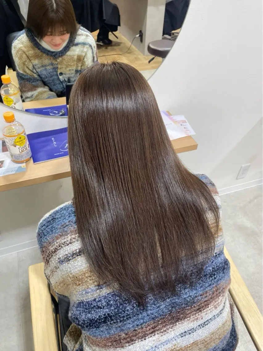 セミロング ヘアカラー トリートメント 小寺 唯希のヘアスタイル