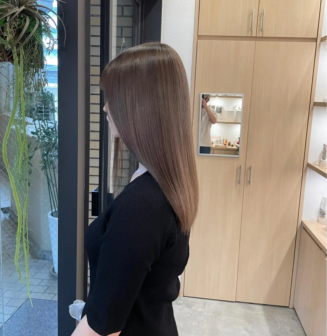 ロング カラー グレージュ ヘアカラー トリートメント 城　健太郎 💎ハイトーンのヘアスタイル