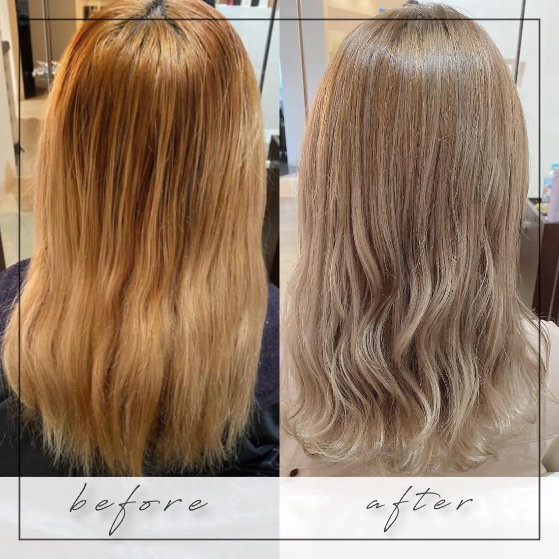セミロング アッシュ くせ毛×ショート 上岡勇祐のヘアスタイル