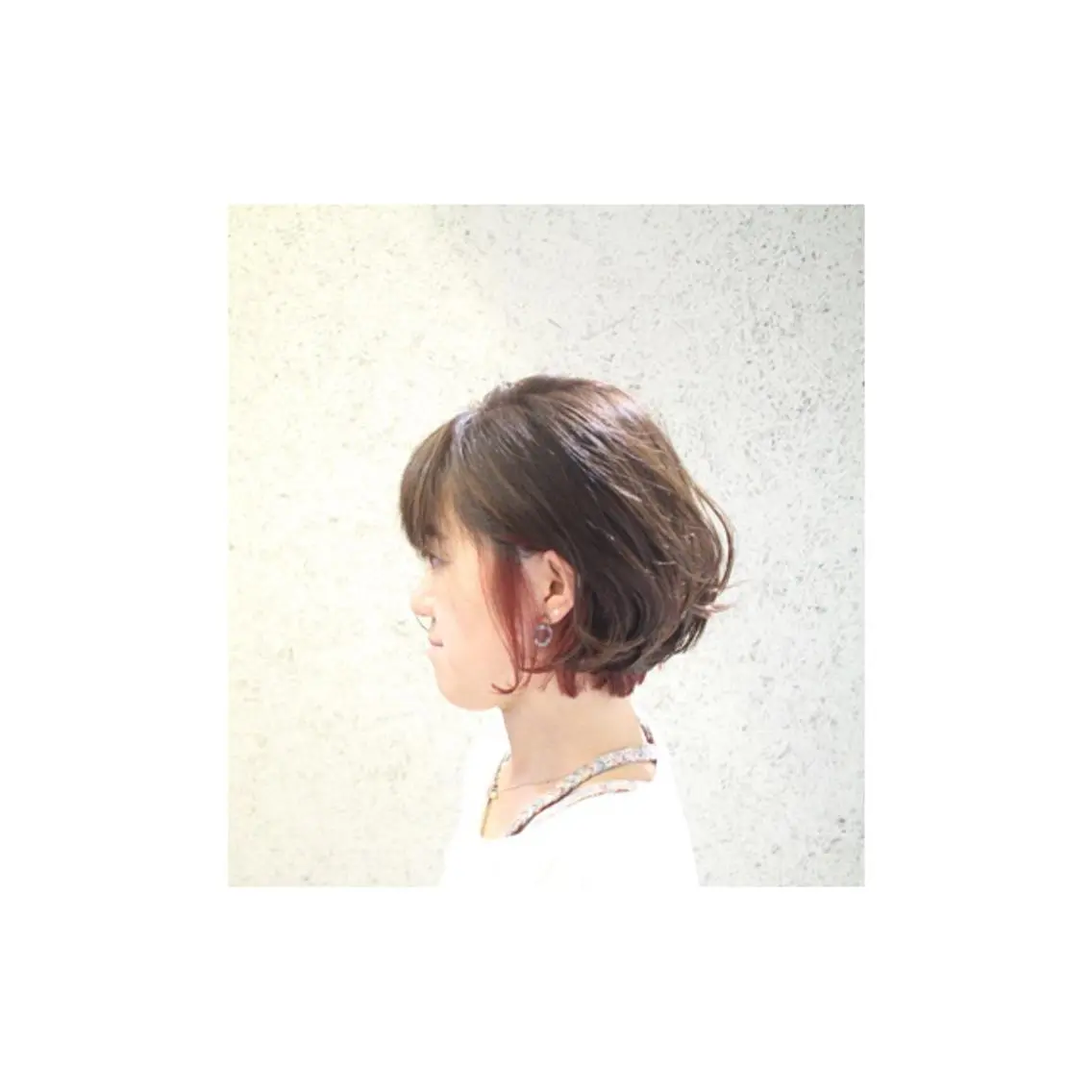 ショート カラー インナーカラー creep hair nozomiのヘアスタイル
