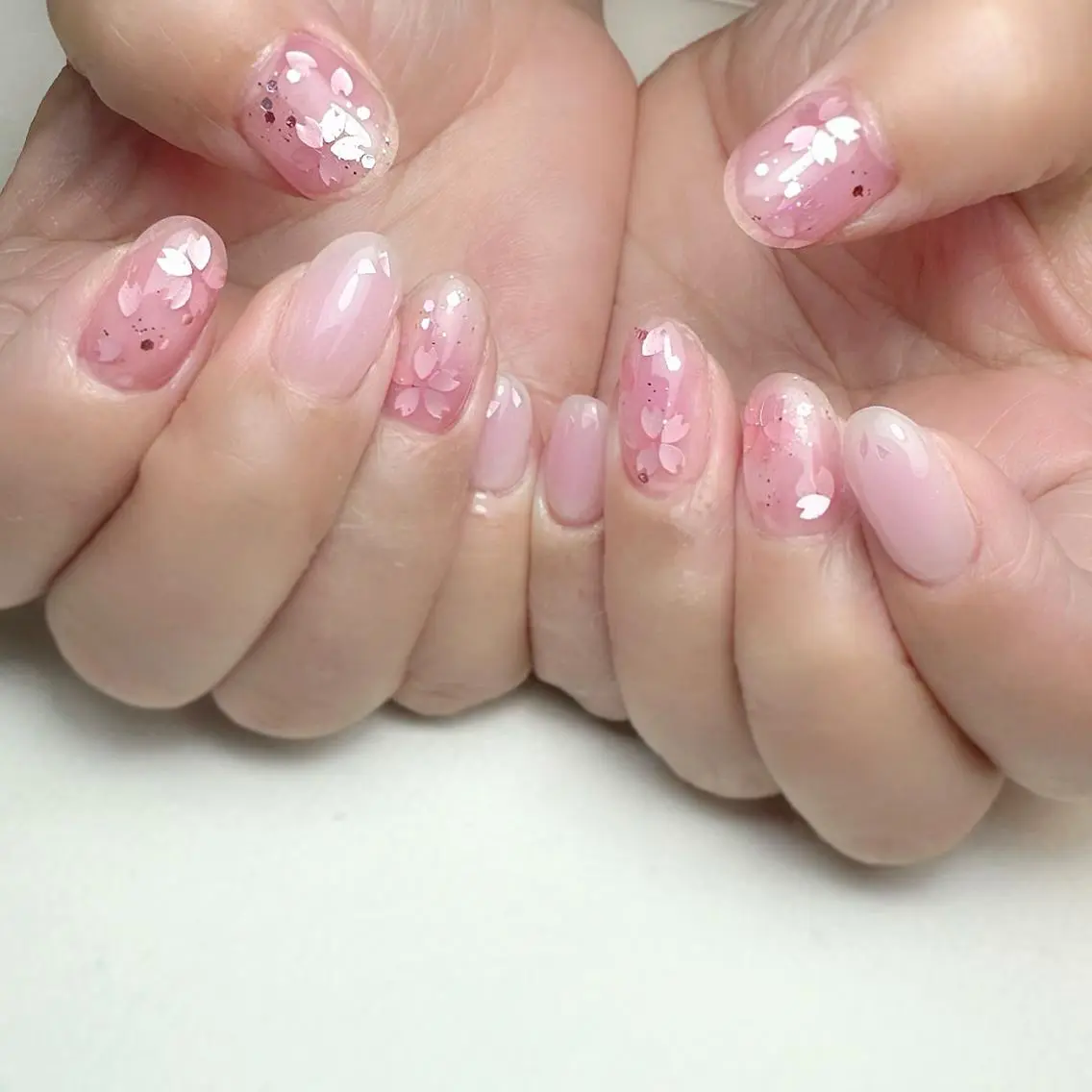 ネイル 桜ネイル ameria meguのネイルデザイン