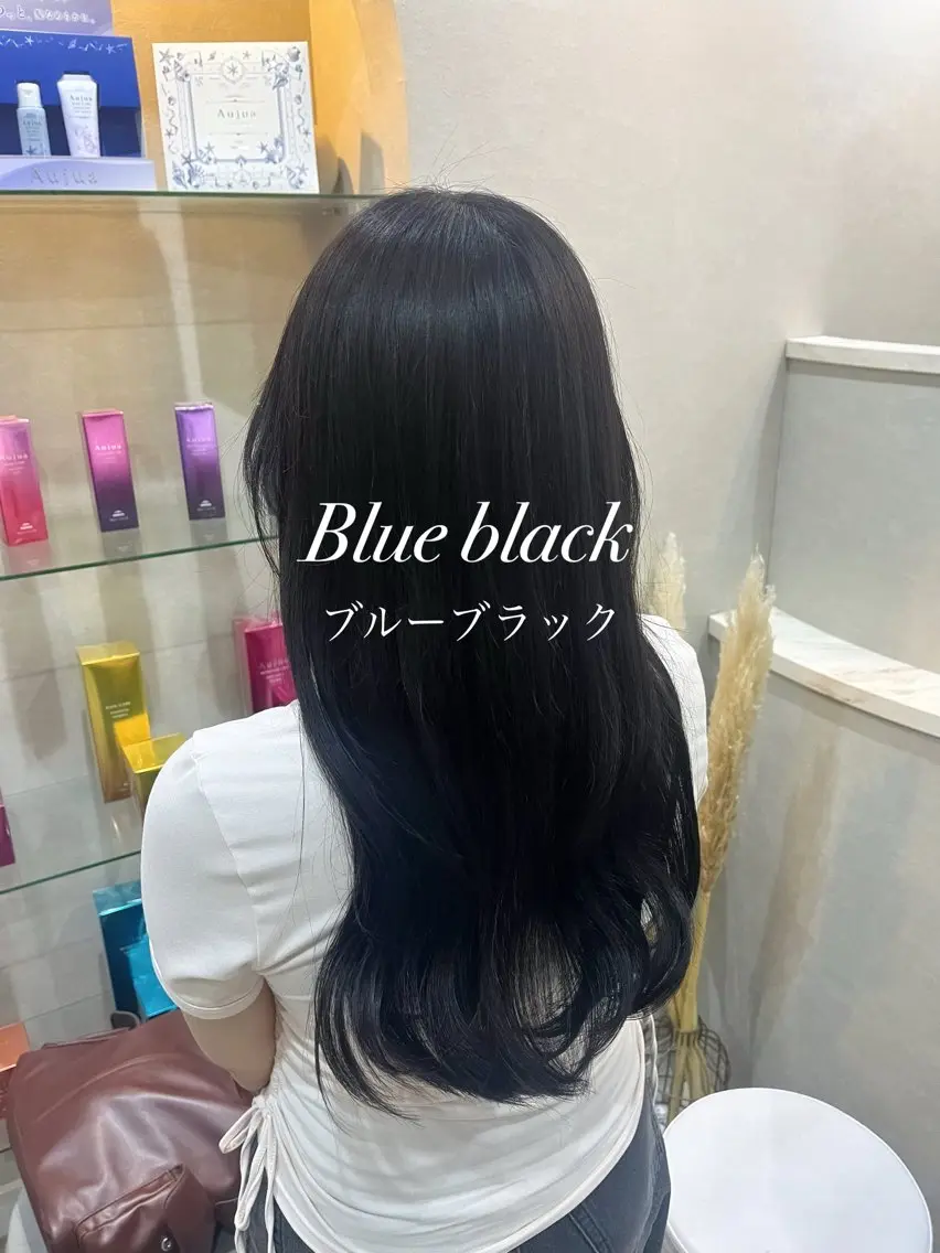 ロング カット ヘアカラー トリートメント るな/透明感カラー/ 髪質改善/ワンホンのヘアスタイル