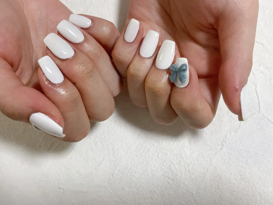 ネイル オーロラネイル フットネイル フレンチネイル ジェルネイル 韓国ネイル mogunail &blowのネイルデザイン