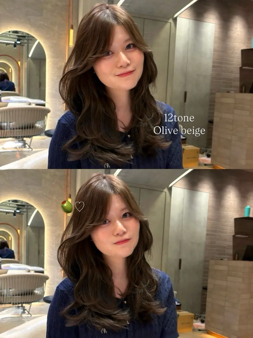 セミロング くびれヘア ヘアカラー トリートメント 顔周りレイヤーカット /髪質改善/ゆう🤍のヘアスタイル