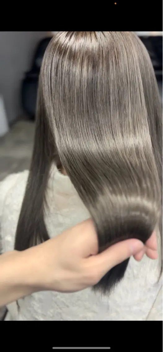 【新規限定✨】カット+艶カラー+ 髪質改善トリートメント🫧の写真