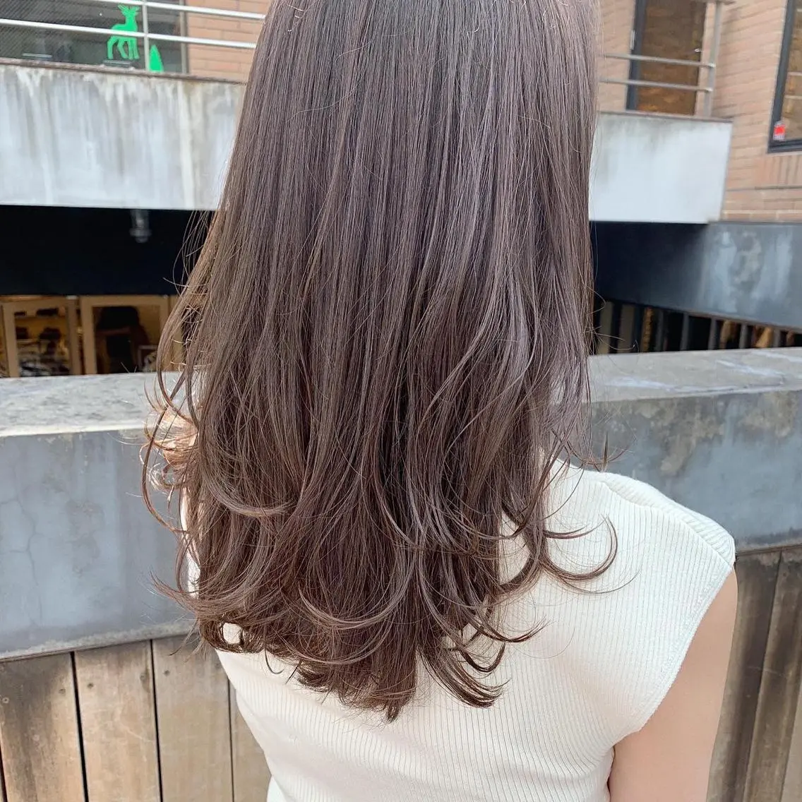 ロング カラー パーマ ヘアアレンジ メンズ メンズパーマ トリートメント 松田 亮葉のヘアスタイル