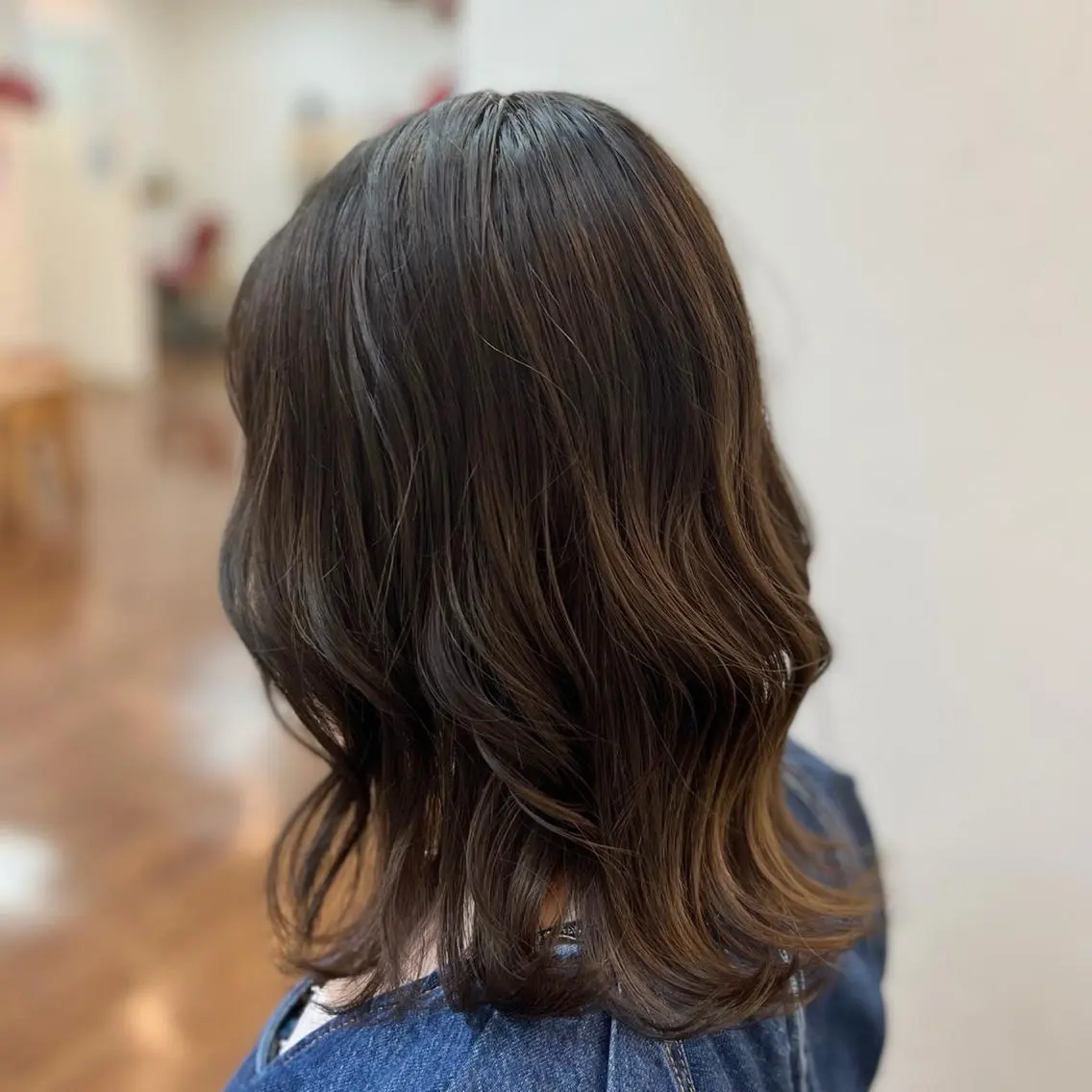 ミディアム 冨田 豊のヘアスタイル
