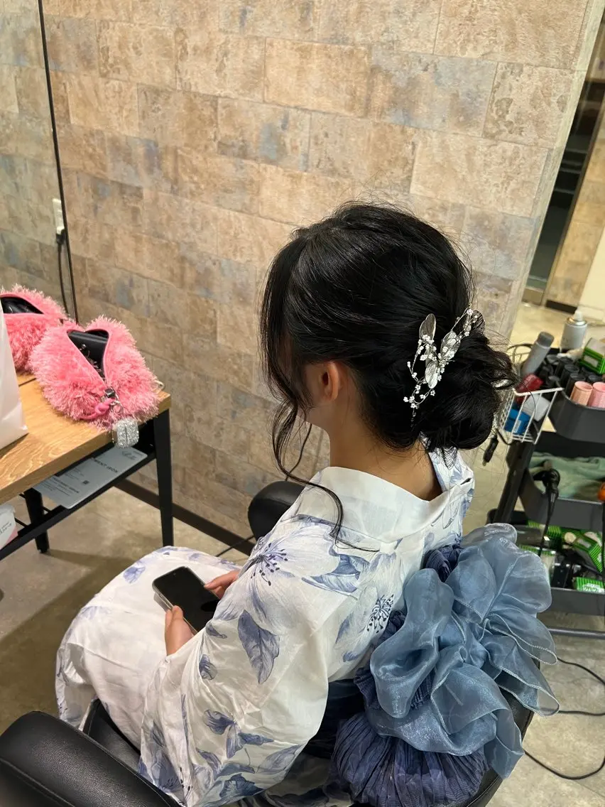 ヘアアレンジ ヘアセット 和久井 琉空のヘアスタイル