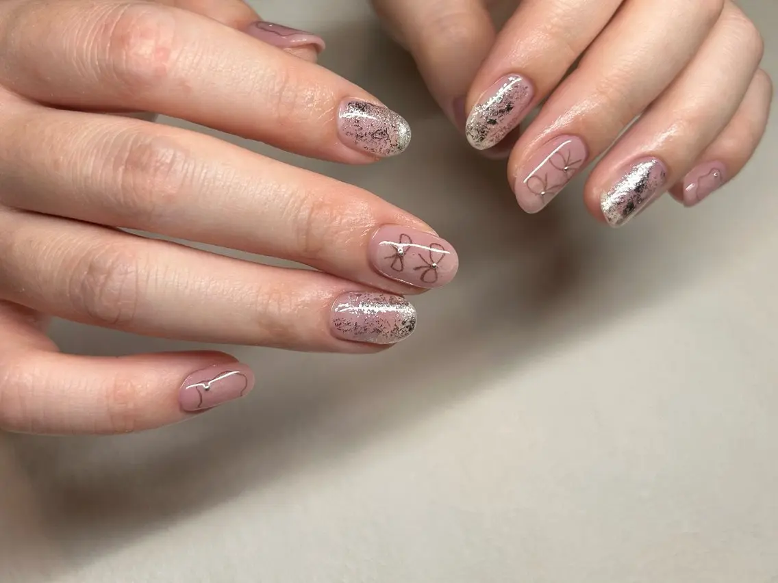 ネイル ニュアンスネイル シンプルネイル mark by 7 LOOKS yukaのネイルデザイン