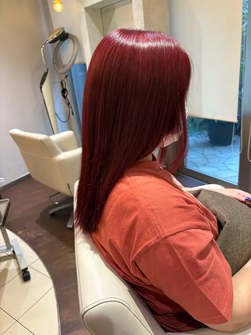 カラー ヘアカラー 扇 空のヘアスタイル