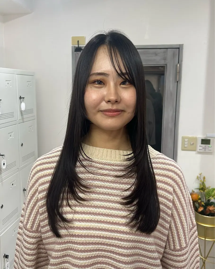 ロング レイヤーカット 寺川留以 /カットモデル募集中のヘアスタイル