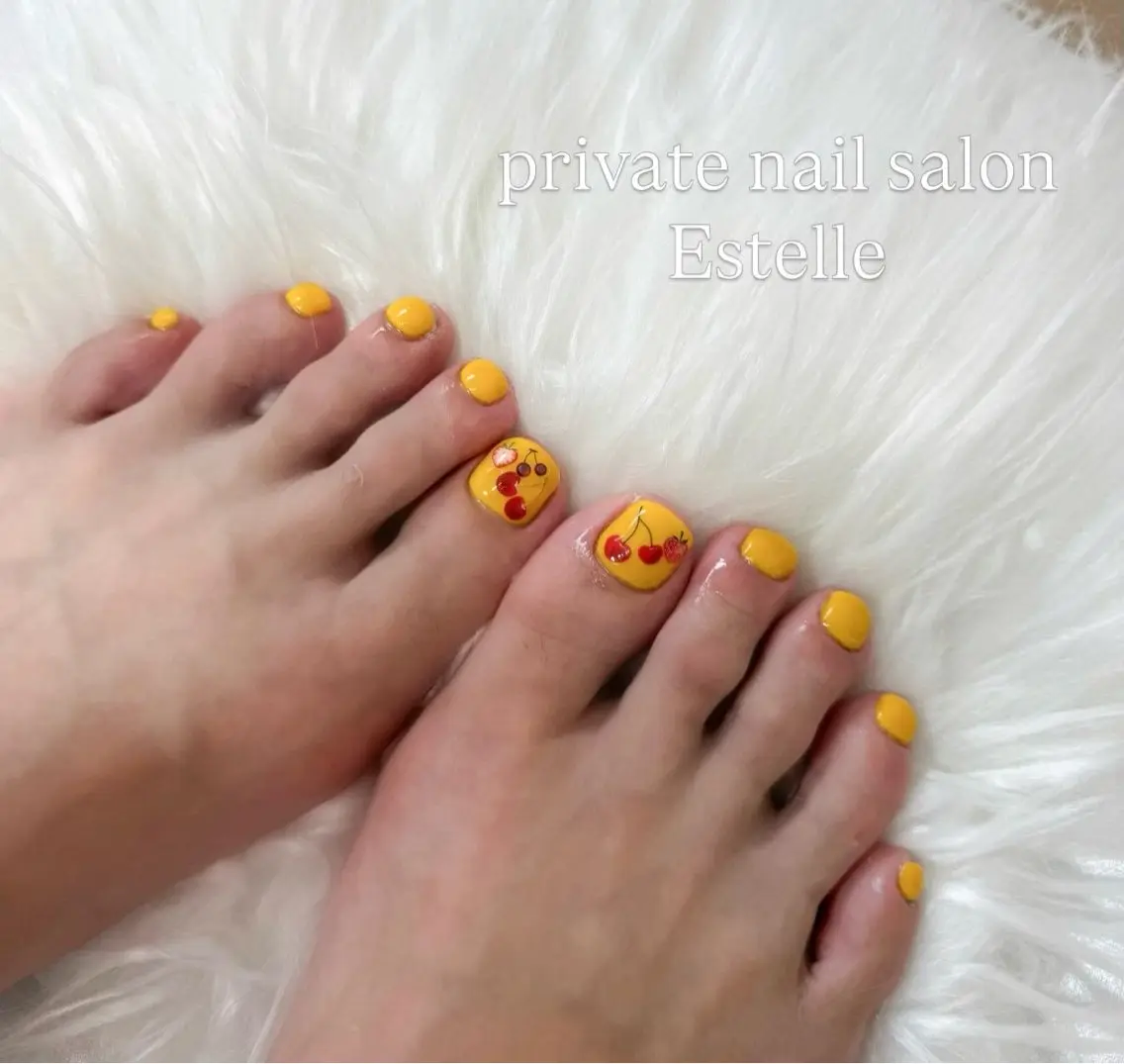 ネイル フットネイル nail salon Estelleのネイルデザイン