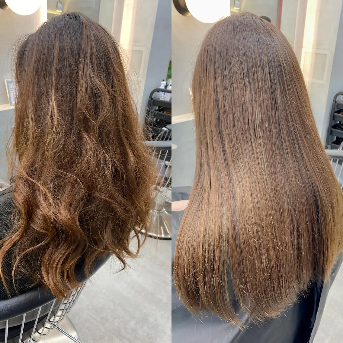 【✨癖も伸びる最新髪質改善TR✨】カット+カラー+ヘアポテンツァ4stepトリートメント🌹の写真