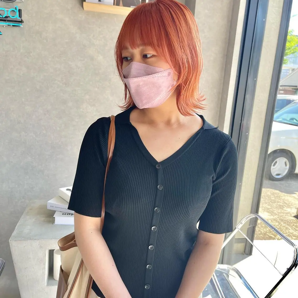 ショート ハイライト 髪質改善 河原 亮のヘアスタイル