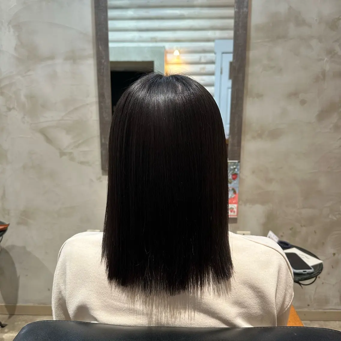 セミロング 縮毛矯正 カット 縮毛矯正 トリートメント 辻 里奈のヘアスタイル