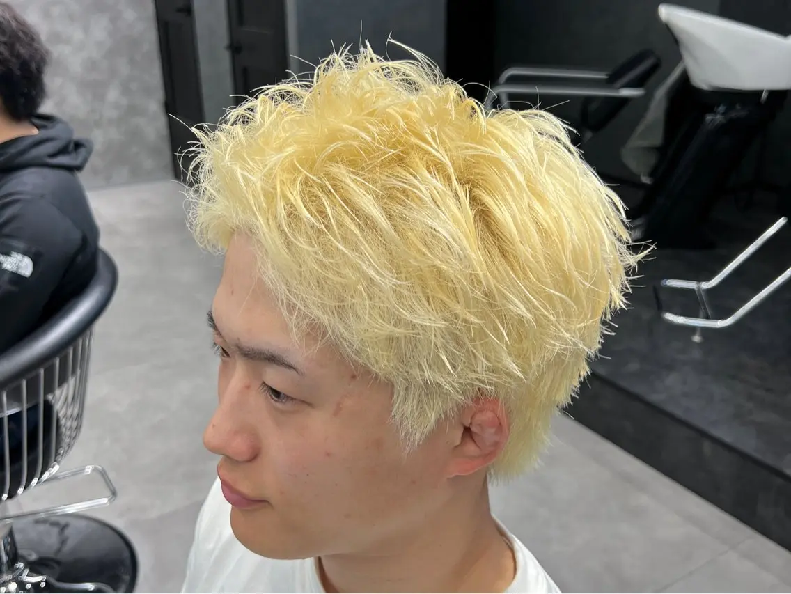 カラー メンズ 町田No.1パーマ 特化✂︎小杉澪生のヘアスタイル