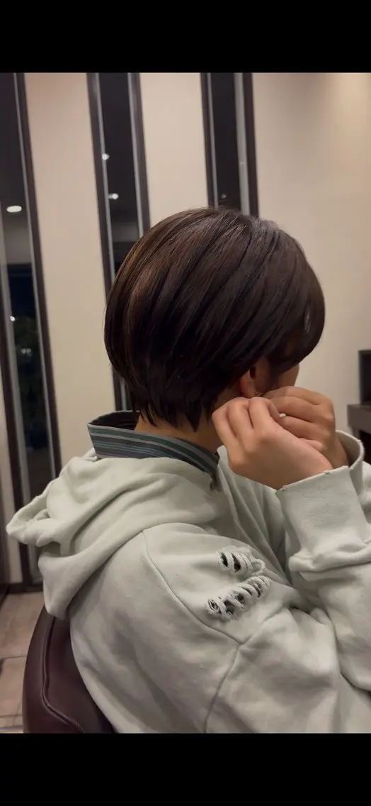 似合わせショートカット＋丸み矯正✨の写真