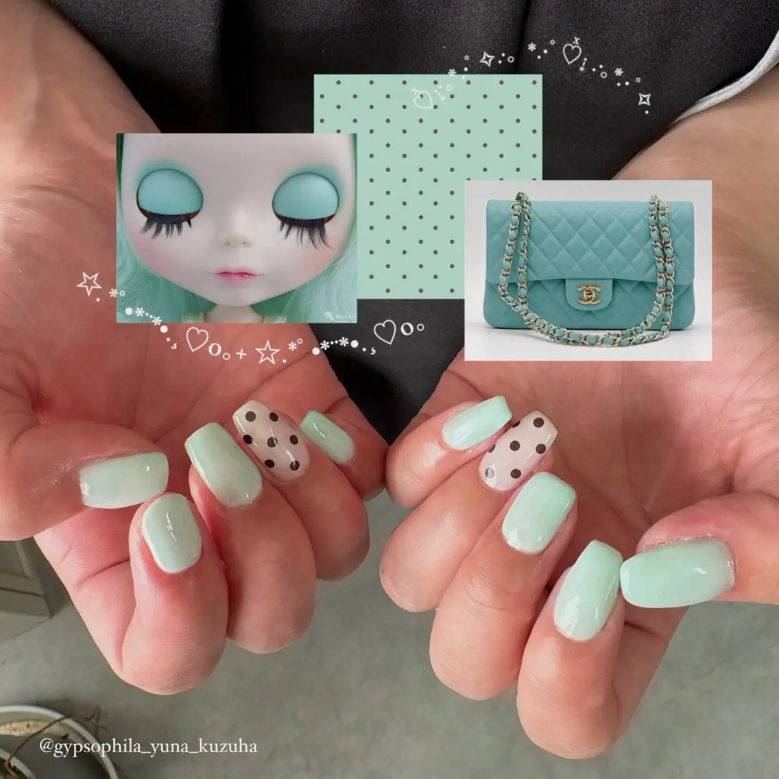 ネイル ハンドネイル gypsophila _yuna_のネイルデザイン