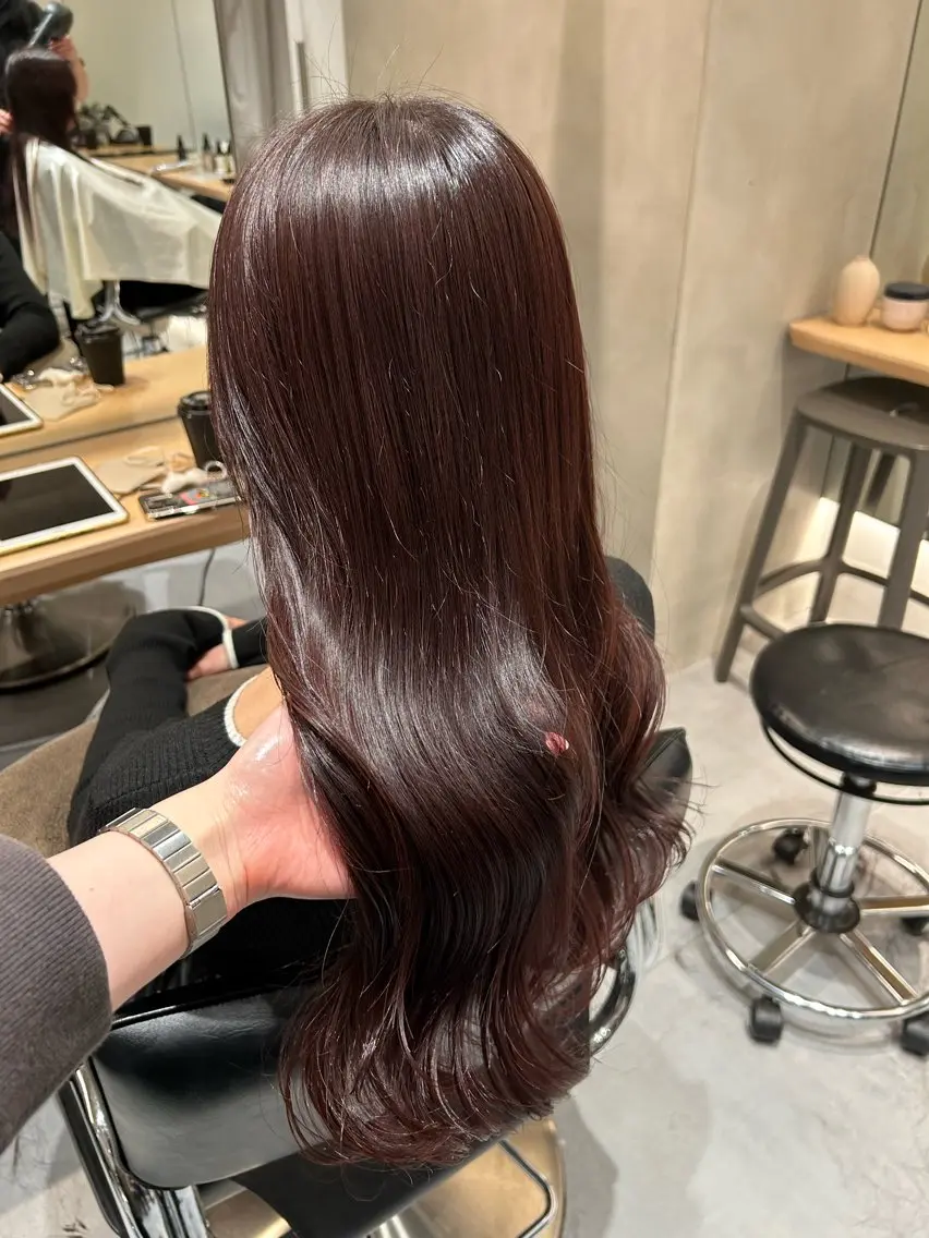 ロング カット ヘアカラー 🧚つやさらhair 🧚manakaのヘアスタイル
