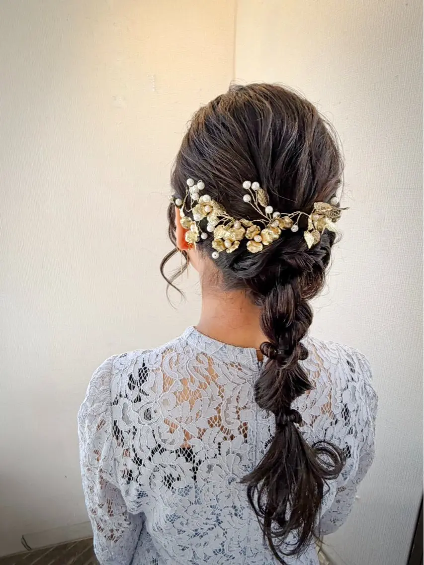 ヘアアレンジ ヘアセット hair make もりした ゆうのヘアスタイル
