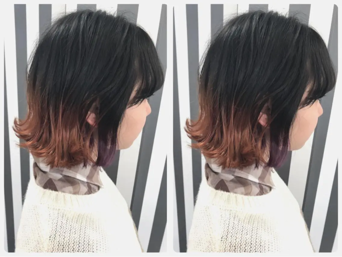 ミディアム カラー パーマ ヘアアレンジ メンズ 豊橋美容院 ソンリエのヘアスタイル