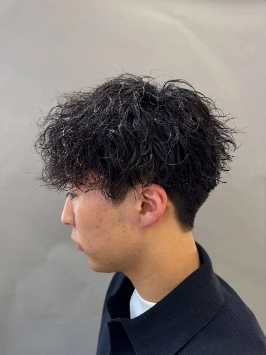 メンズ カット レイヤーカット 暖色カラーayuのヘアスタイル