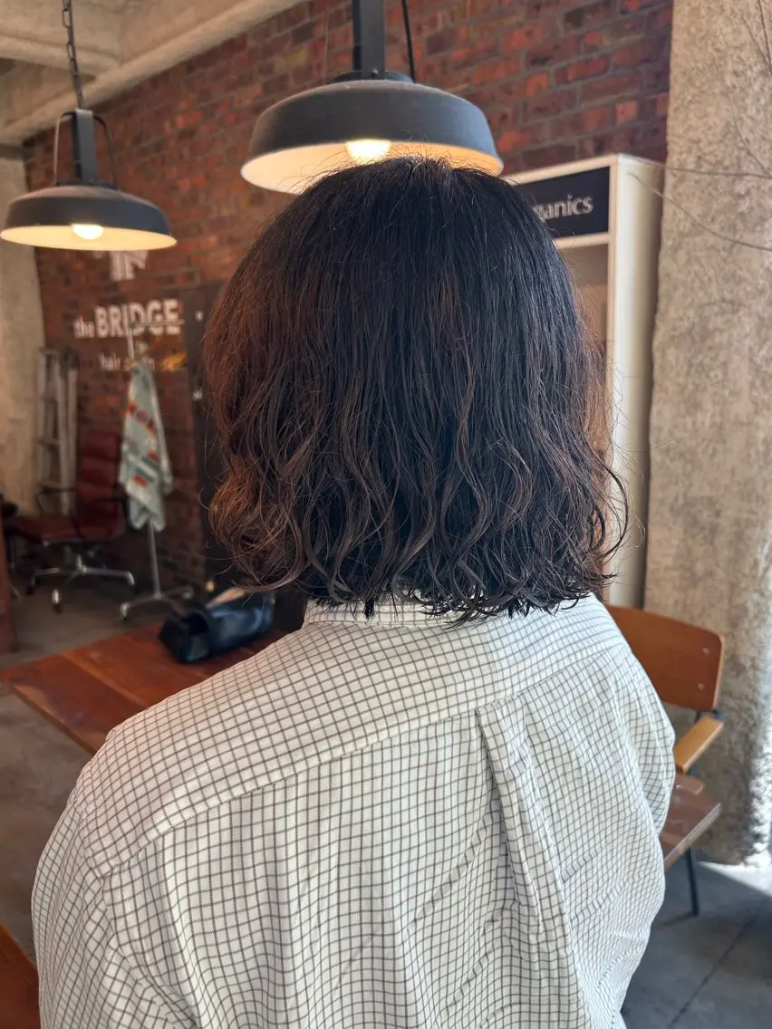 ショート パーマ カット パーマ the BRIDGE 加藤みのりのヘアスタイル