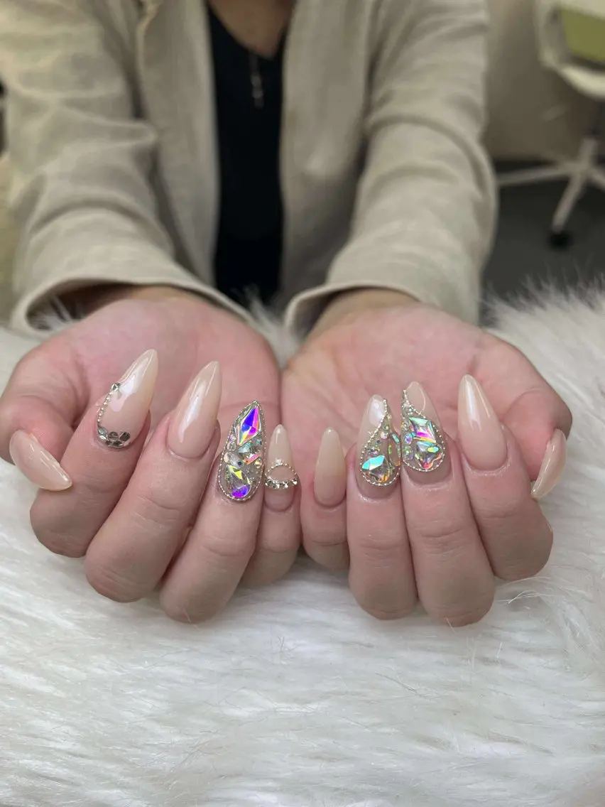 ネイル アートネイル 成人式 ジェルネイル ニュアンスネイル 夏ネイル NIE MoMoのネイルデザイン