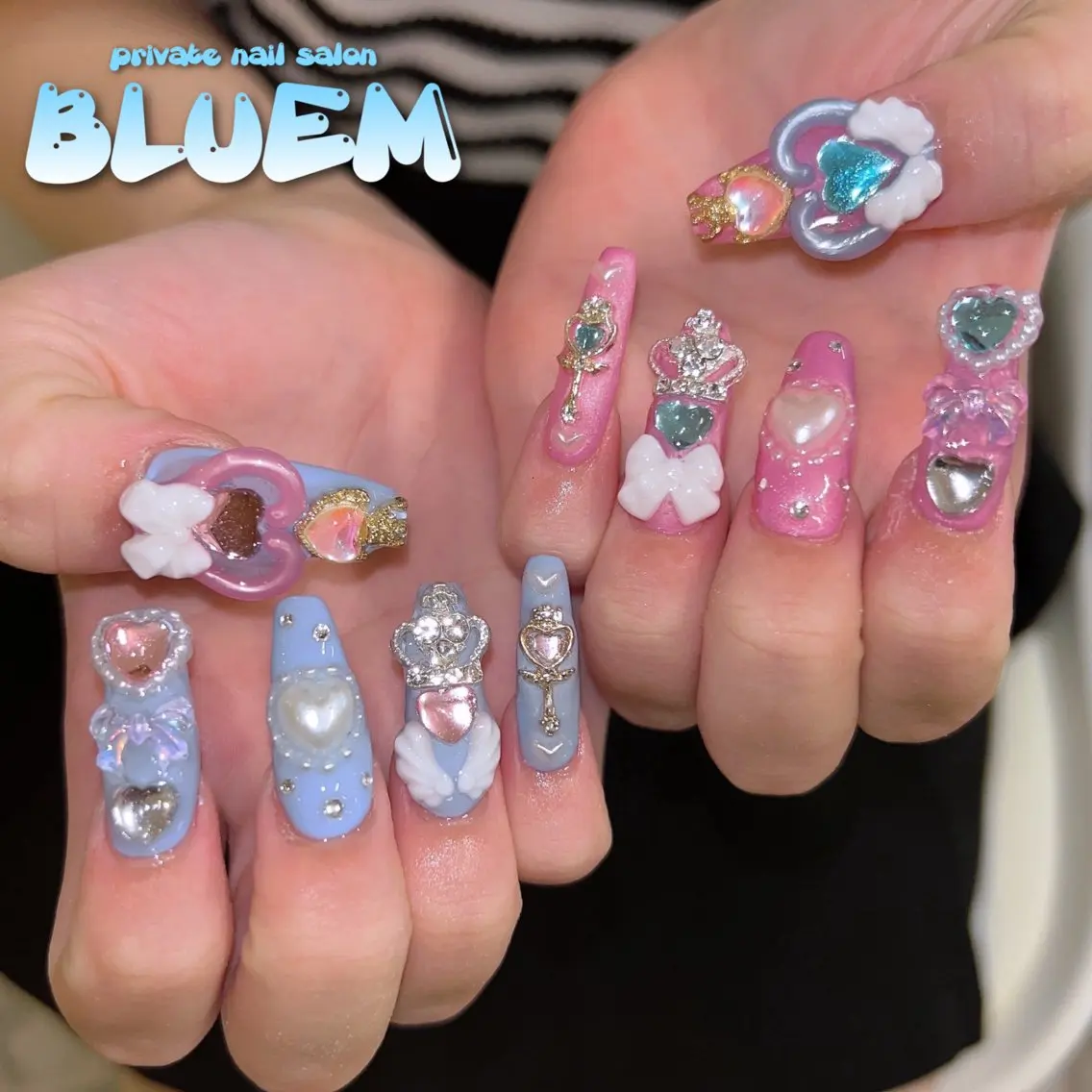 ネイル ハンドネイル BLUEM なな🐶のネイルデザイン