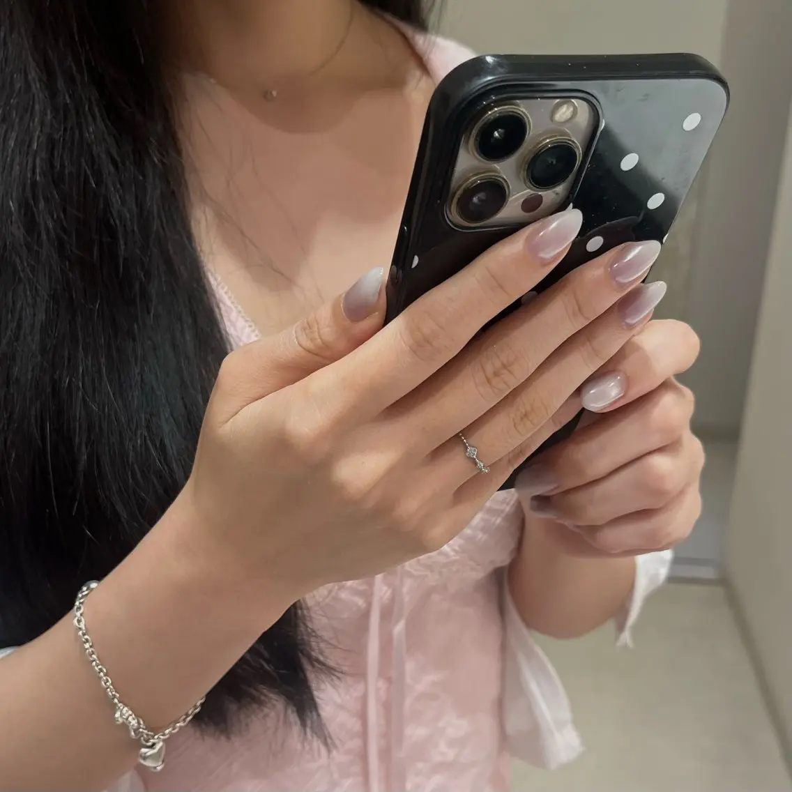 ネイル 氷ネイル・うるうるネイル マグネットネイル 【無料モデル募集】 LooP/hanaのネイルデザイン
