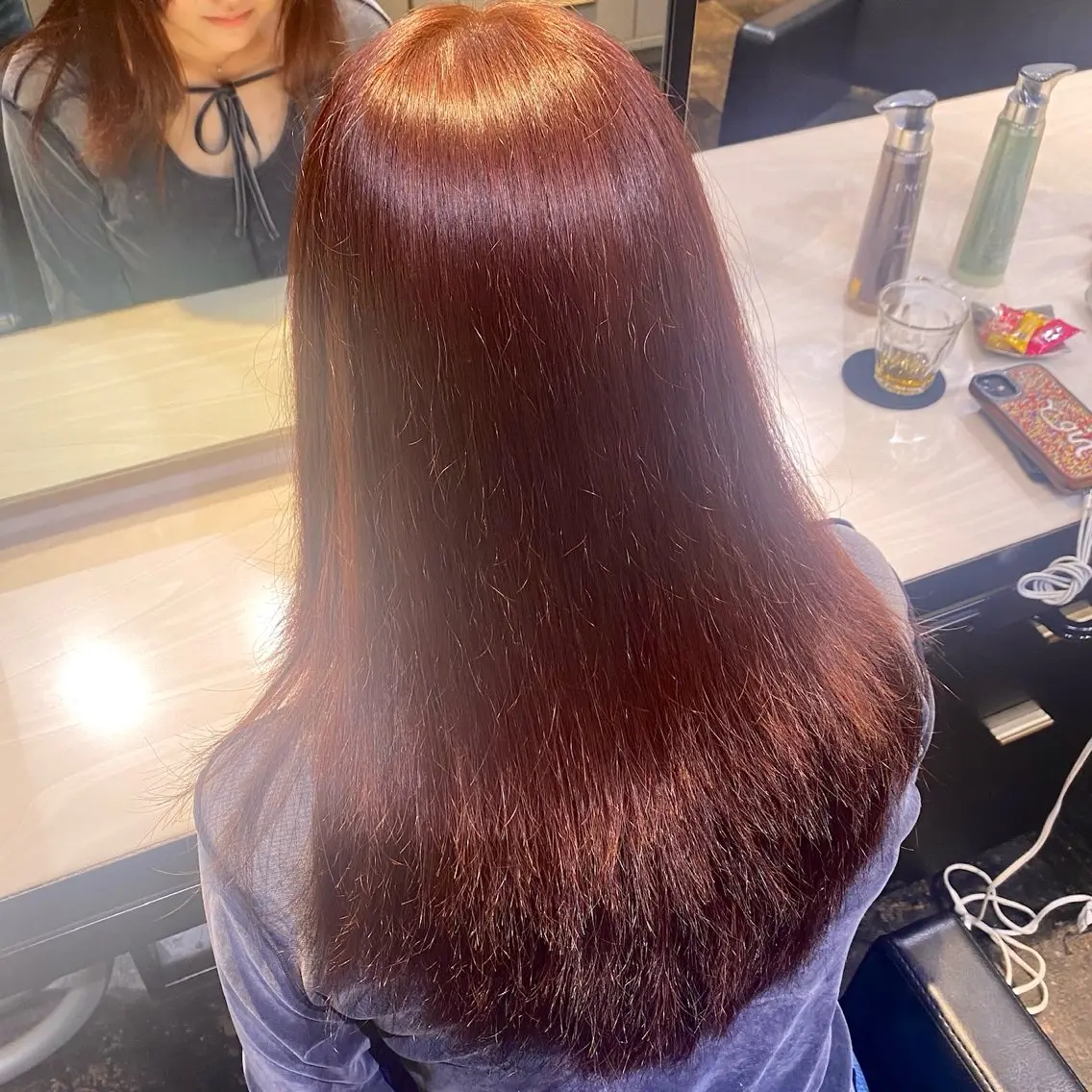 セミロング カラー トリートメント 髪質改善/カット みお🎀のヘアスタイル
