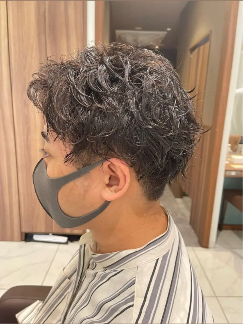 🌀メンズカット＋パーマ＋ケアトリートメント🌀の写真