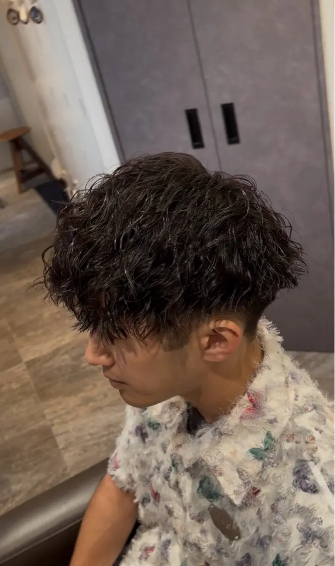 パーマ メンズ 💈メンズパーマ特化 金子温貴💈のヘアスタイル