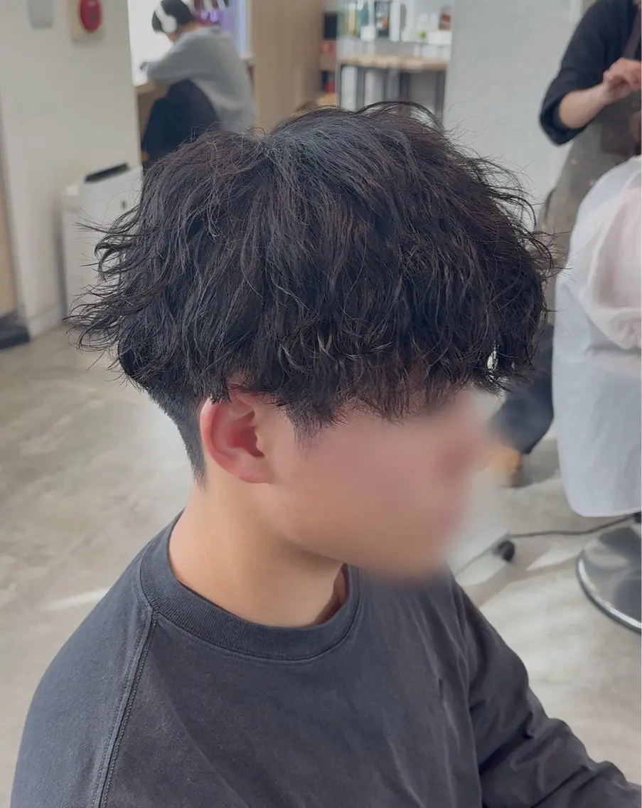 ショート メンズ カット メンズ特化/ メンズパーマ/レイカのヘアスタイル