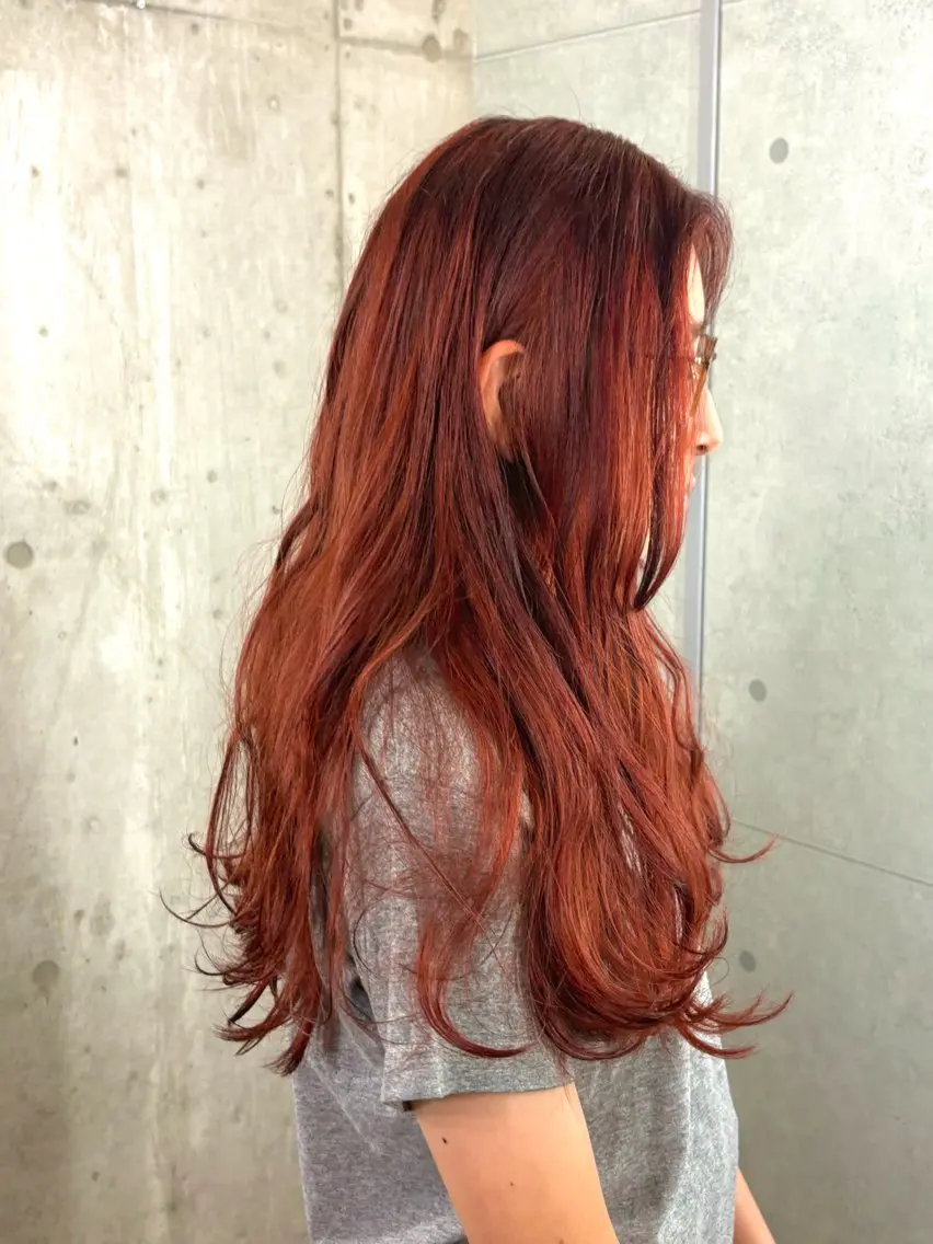 ロング カラー ブリーチ 加藤志保 🎗️🫧モデル募集のヘアスタイル