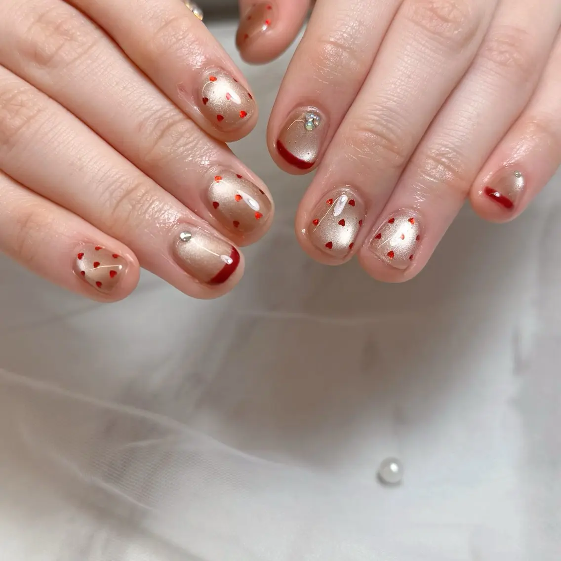 ネイル ハンドネイル mau🩵 堺筋本町nailのネイルデザイン